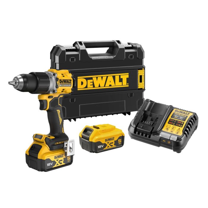DEWALT BUŠILICA AKU UDARNA 18V 90Nm BL 2x5,0Ah