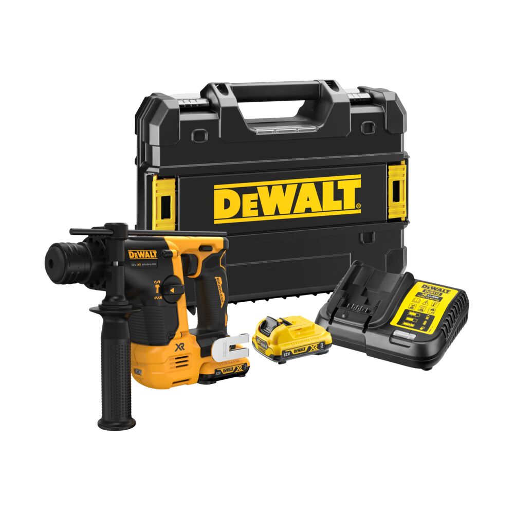 DEWALT BUŠILICA AKU SDS+ 12V 2x3Ah BL 1,9kg 14mm