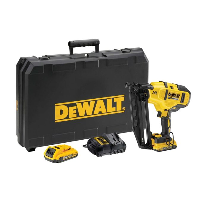 DEWALT AKU PIŠTOLJ ZA ČAVLE 18V 2,0Ah XR BL 32-64mm
